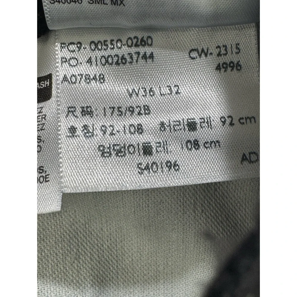 Levis‎ 550 Jeans Men 36x32 Black Relaxed Fit Straight Denim Y2K